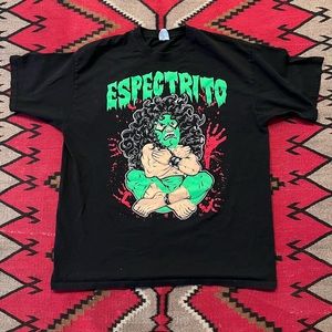 Vintage Espectrito T Shirt Size XL WWF Luchador Wrestling Tee Double Sided